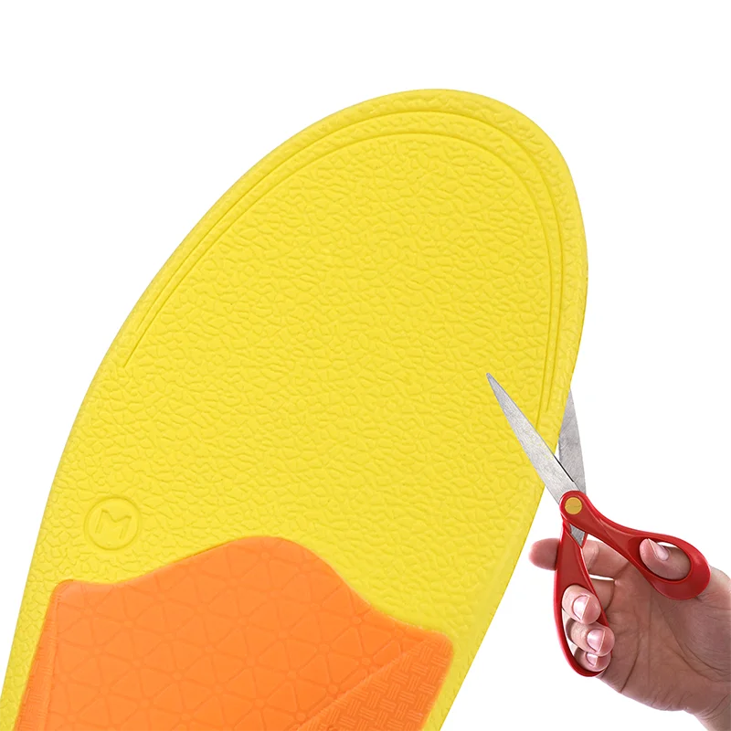 Flat foot sports insole arch correction support high elastic shock absorption anti-twist plantar correction artifact sweat absor