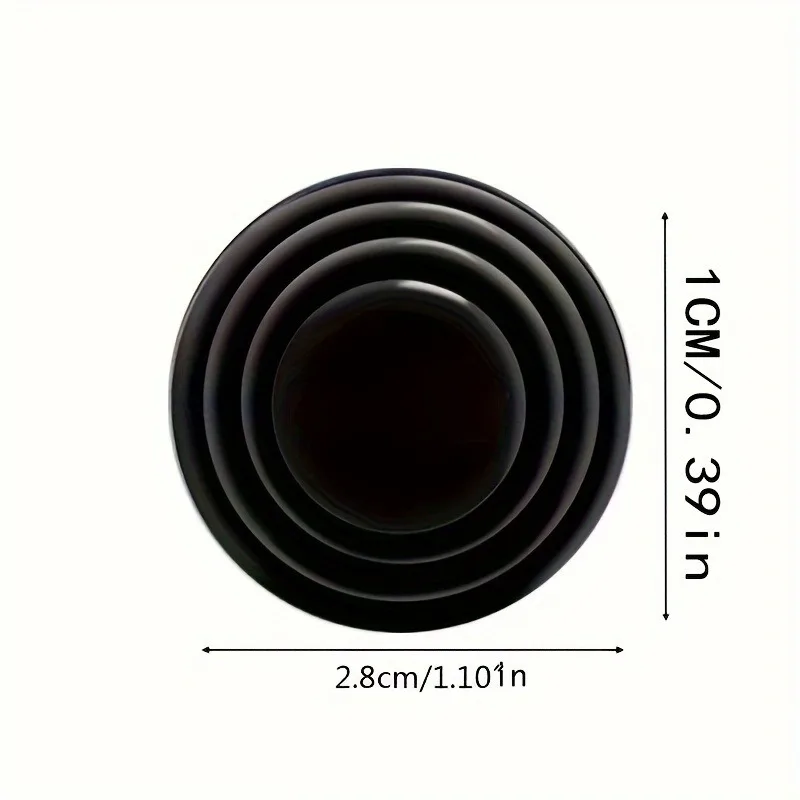 10PCS Silicone Car Door Protector Bumper Guards - Anti-Collision Buffer Pad Stickers, Sound Insulation Shock Absorber image 2