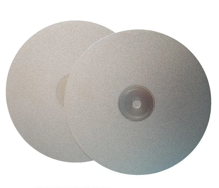 Glass ceramic polishing diamond grinding disc 200mm single-sided sand plating with adhesive backing electroplated sand