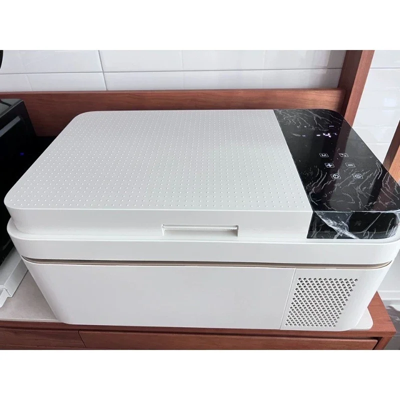 12V/24V Portable Car Refrigerator - Compressor Cooling & Freezing, 30L Mini Fridge for Outdoor/Truck/Home, Dual-Power Energy