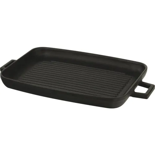 Lava Cast Grill Tray Grid Surface Metal Handle