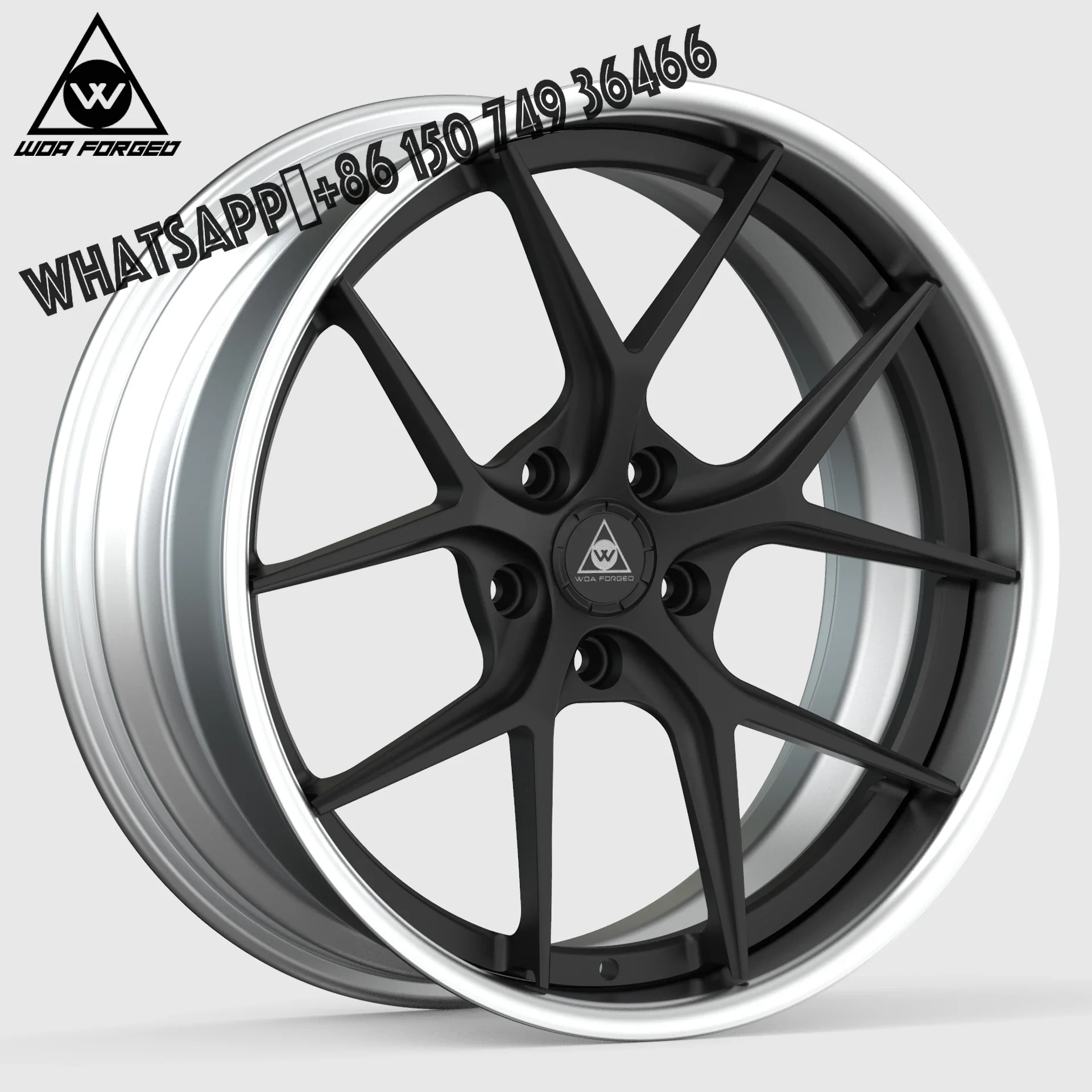 

Custom Forged 2 Piece Luxury Aluminum Alloy Wheel Rim 6061-T6 5x112/114.3/120 18 19 20 21 22 Inch for Passenger Car Rim