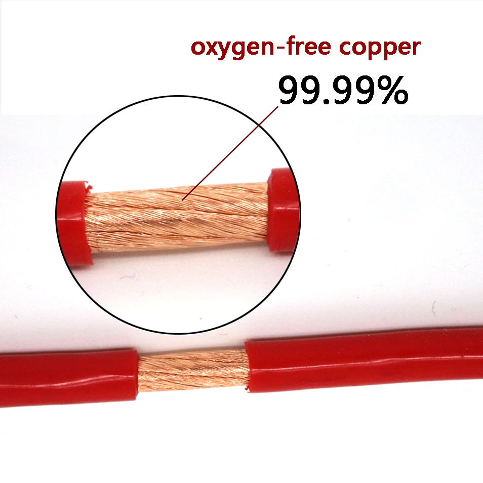 RV Soft Copper Wire 10mm2 16mm2 25mm2 35mm2 Strand Copper Cable Red Black Electrical Wires PVC Power Cables 8awg 6awg 4awg 2awg