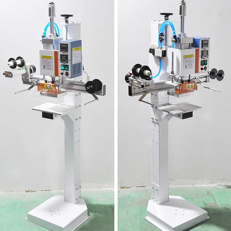 

Automatic Hot Stamping Machine Plastic Basket Electric Ribbon Rack Digital Display Bronzing Machine for PVC Leather Embossing