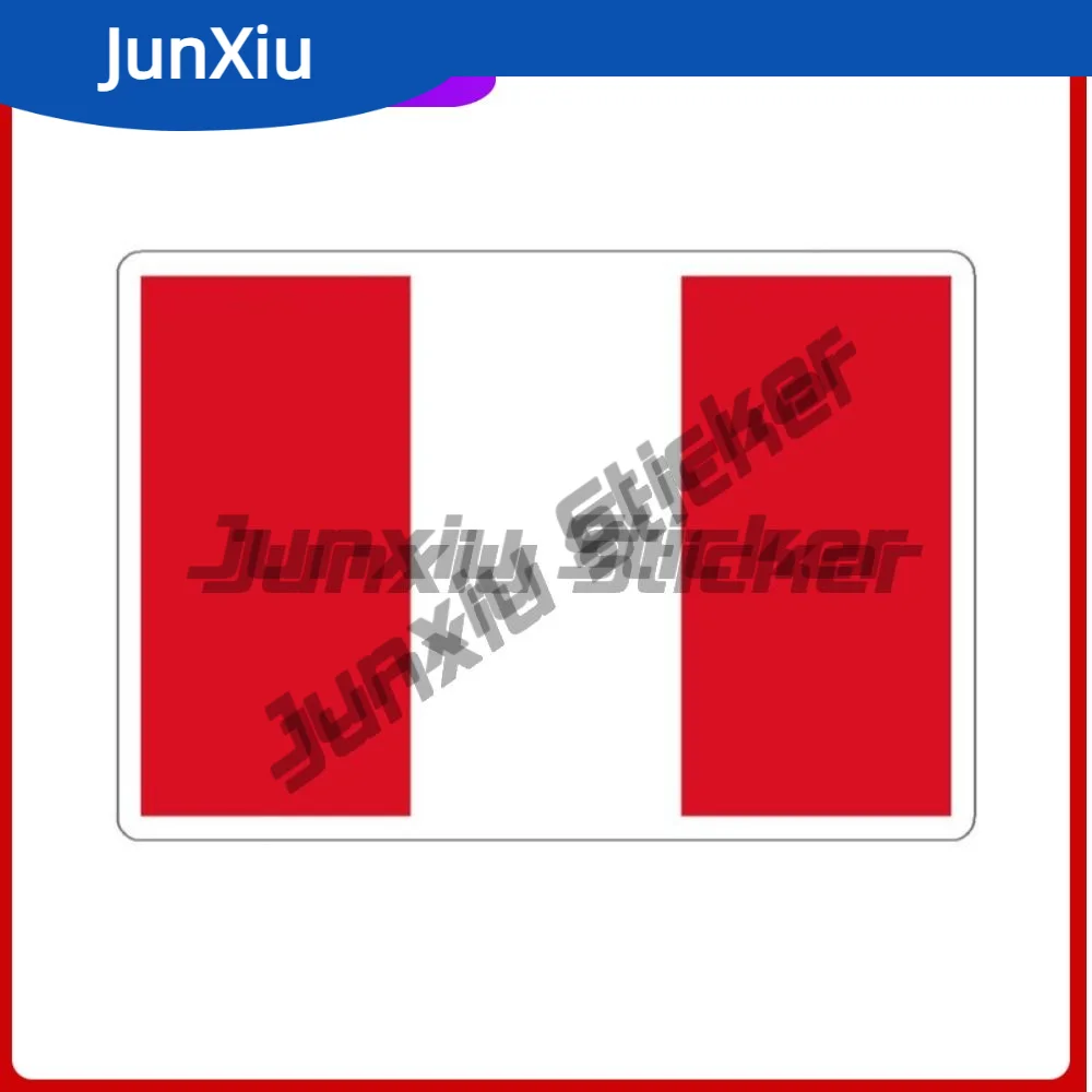 

Peru Flag Sticker South America Travel Decorative Cultural Gift Patriotic Souvenir Stickers For Car Laptop Motorcycle Bumper Pvc