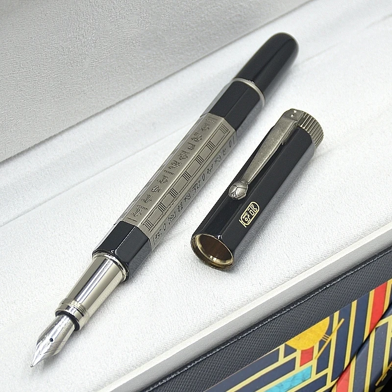 Retro Heritage Collection Egyptian Fountain Pen MB Rollerball Pen High Quality Office Writing Ballpoint Pens With Serial Number