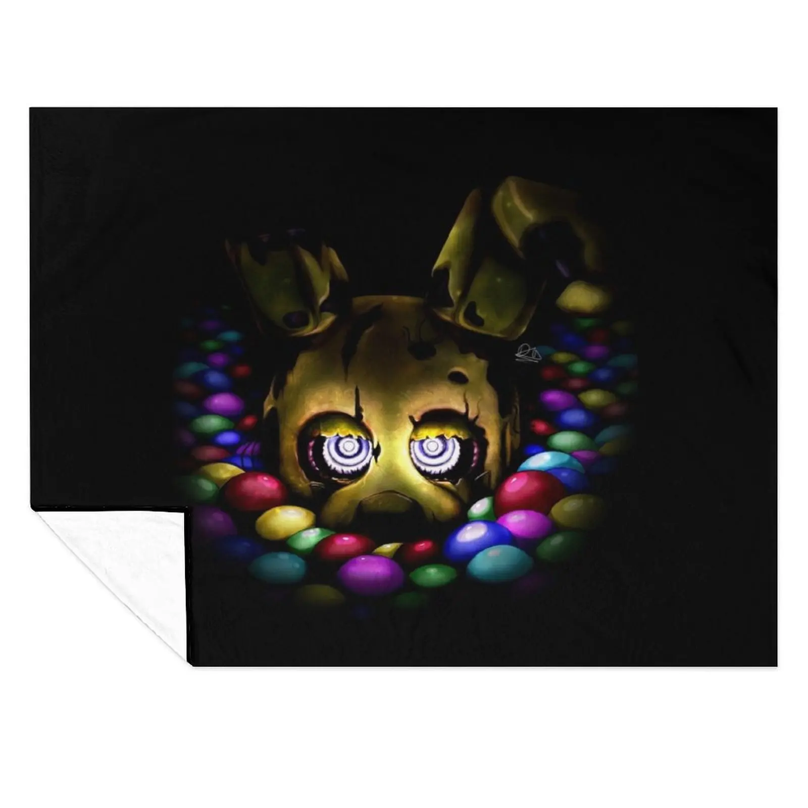 

Springtrap - Into The Pit V3 Throw Blanket Flannels Thin Sleeping Bag Blankets