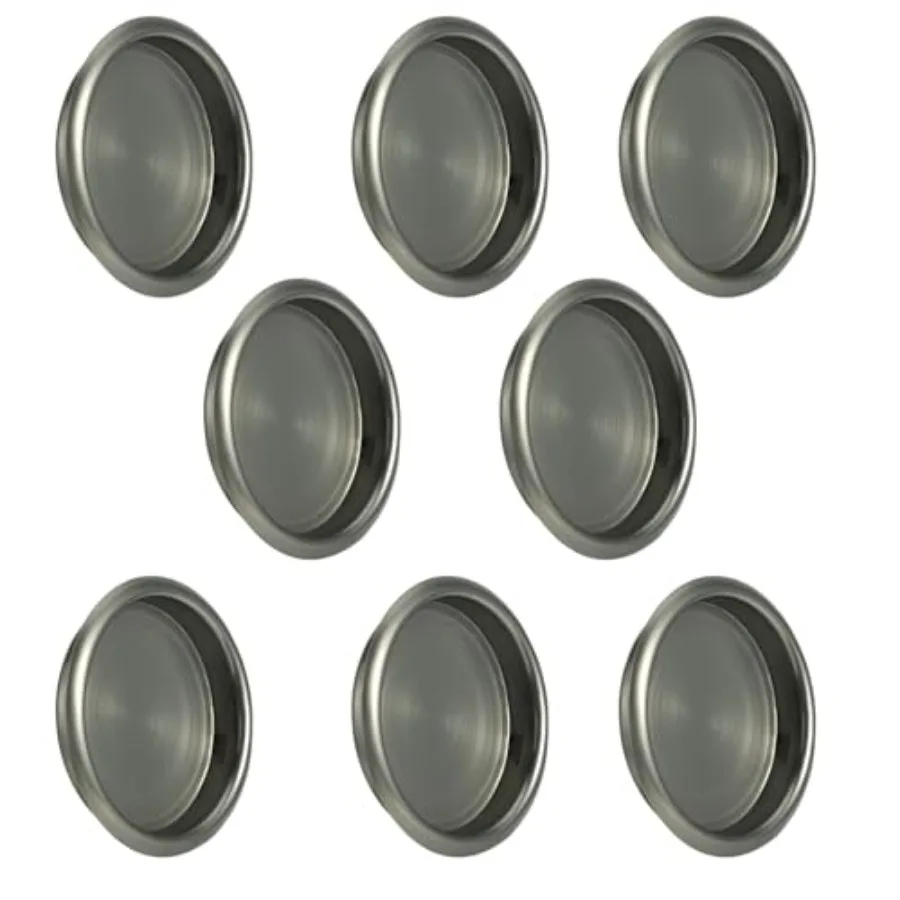 

Closet Door Finger Pull 2-1/16", Easy Snap in Installation,,Fits a 5/16"Depth x 2-1/16" Diameter Opening Hole