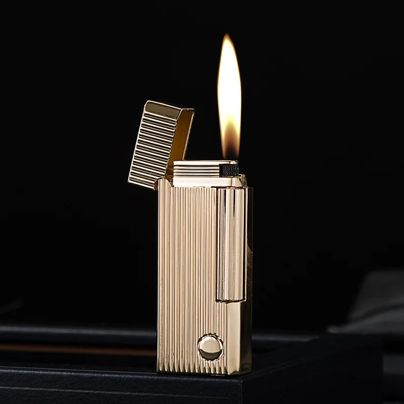 Portable Inflatable Lighter, Grinding Wheel, Side Hit, Exquisite and Compact Gift, High Quality