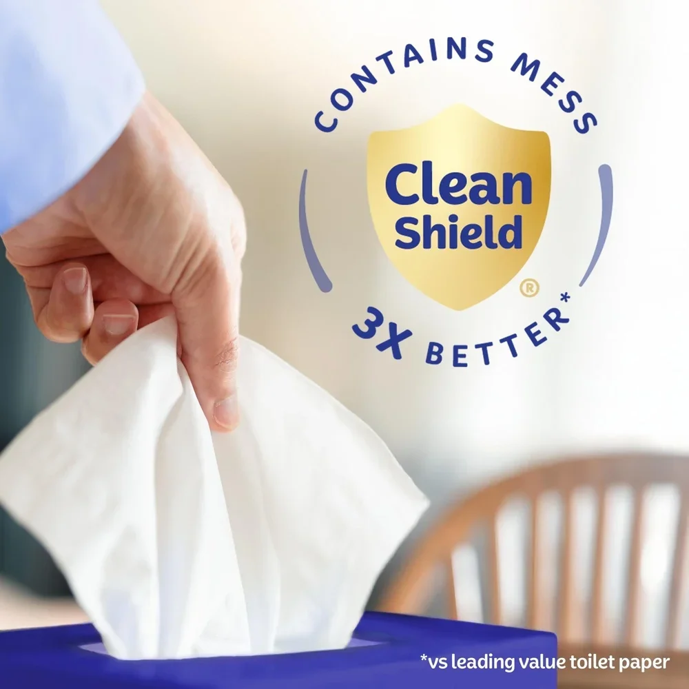 Coconut Oil Aloe Infused Moisturizing Facial Tissues 3 Ply 720 Tissues 6 Boxes Gentle Skin Care Solution