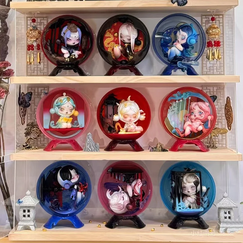

POP MART SKULLPANDA The Mirage Series Blind Box Toys Kawaii Anime Action Figure Dolls Girls Gift
