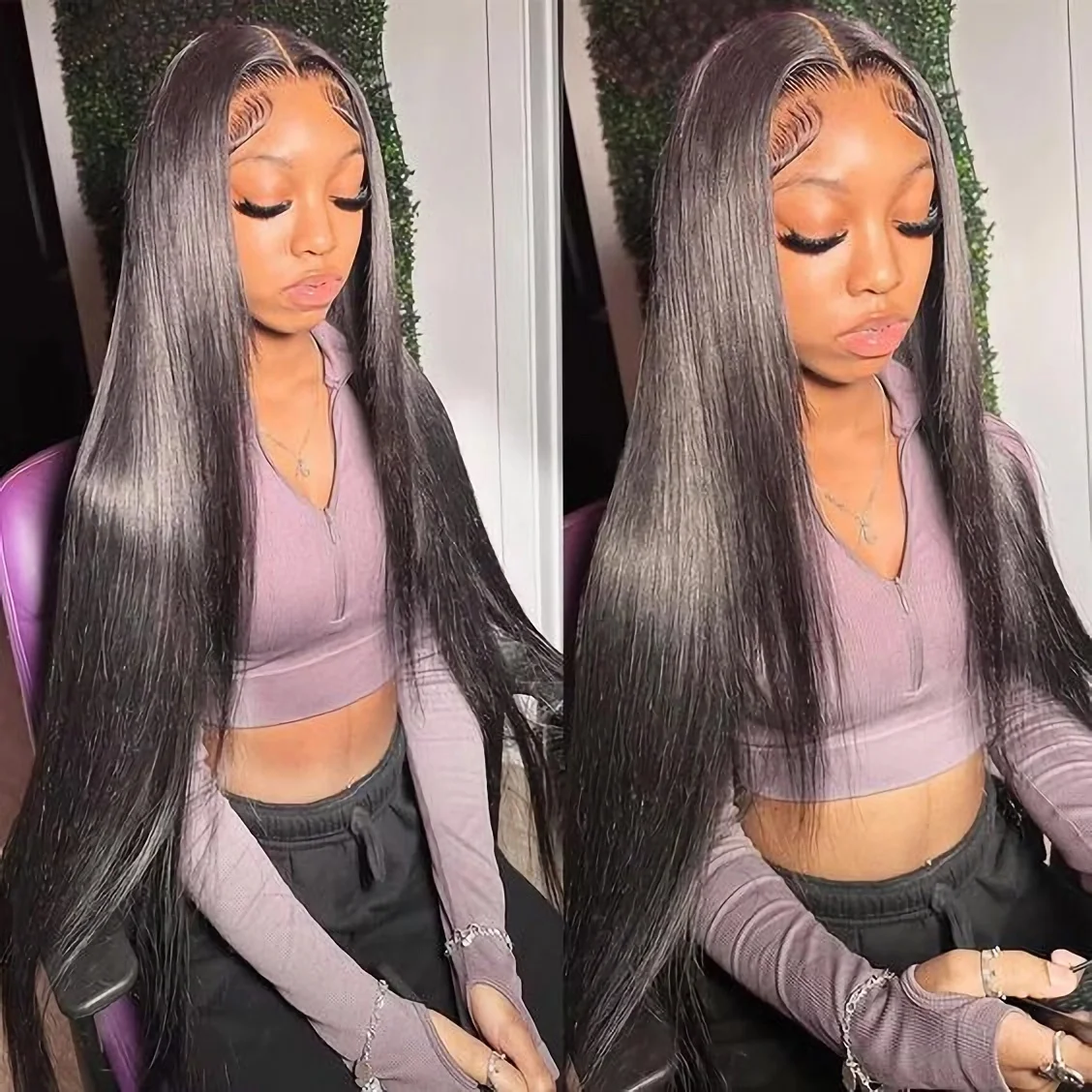 Hd Lace Wig 13x6 Human Hair 30 40 Inch Straight 13x4 Human Hair Lace Frontal Wig 4X4 Glueless Wig Human Hair Ready to wear Go