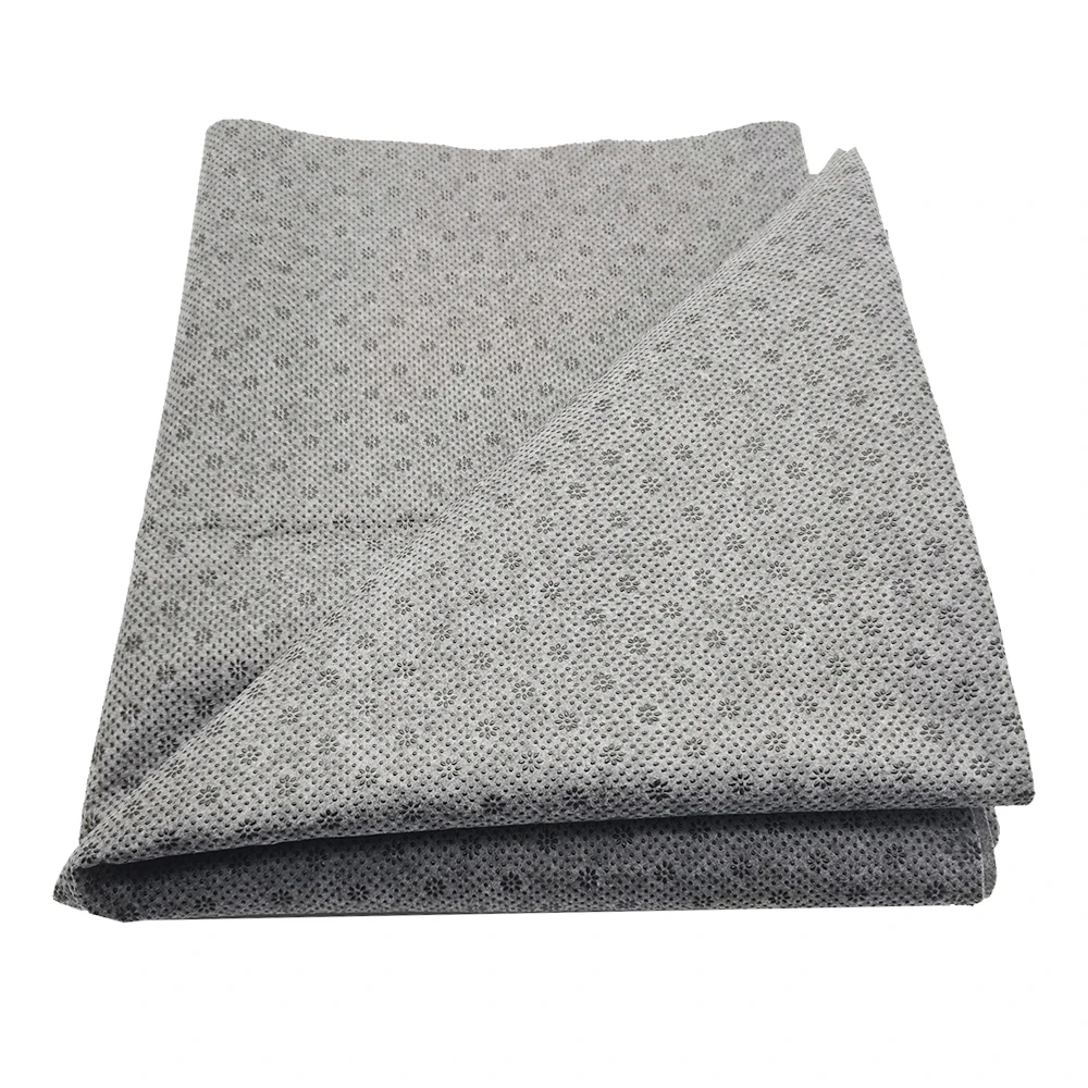 100*180cm Plum Blossom Pattern Vinyl Rubber Non Slip Felt Fabric For Diy Carpet Floor Mats Car Seat Cushion Anti-slip Material