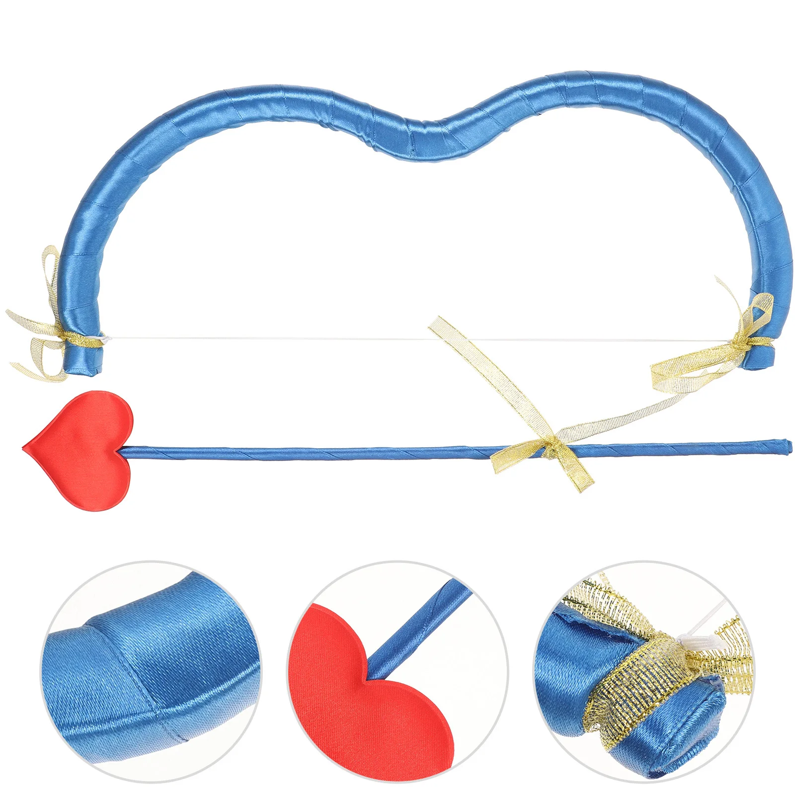 1 ชุดคิวปิด แอร์โรว์ โบว์ ใช้ซ้ำได้ น้ำหนักเบา ทนทาน อุปกรณ์ปาร์ตี้วาเลนไทน์ คอสเพลย์ อุปกรณ์ประกอบชุด สำหรับผู้ชาย ผู้หญิง