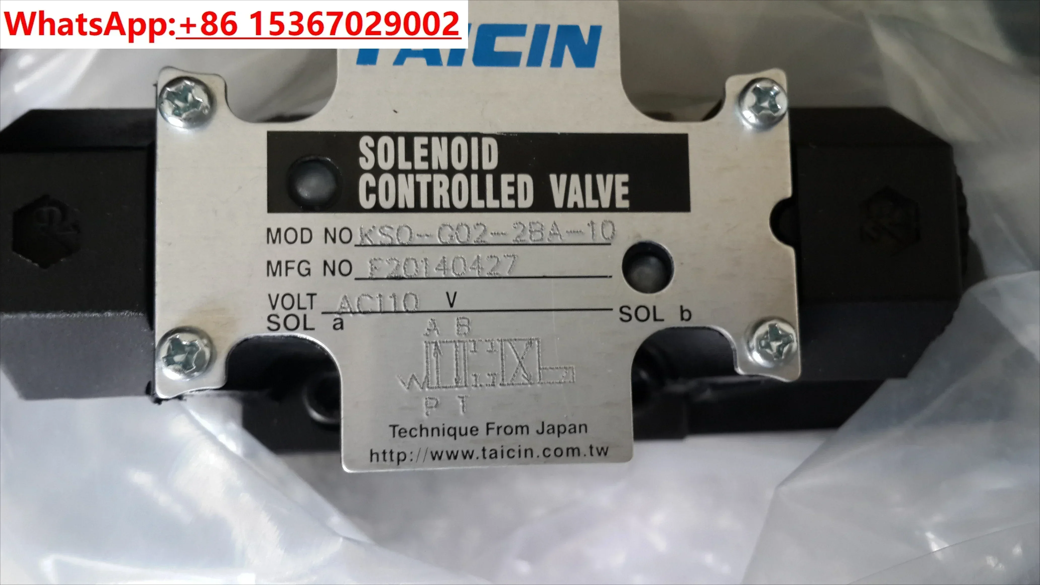 

solenoid valve TS -G02-2CP-10/20 2CD 3CP 3CD 4CP