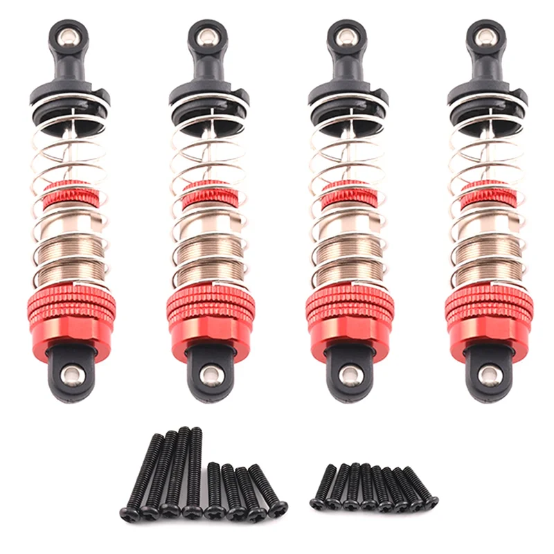 

DELAM-1 Set RC Car Metal Shock Absorber For SCY 1/16 MJX H16H 14301,14210 1/16 1/12 1/14 Upgrade Parts Accessories 81Mm
