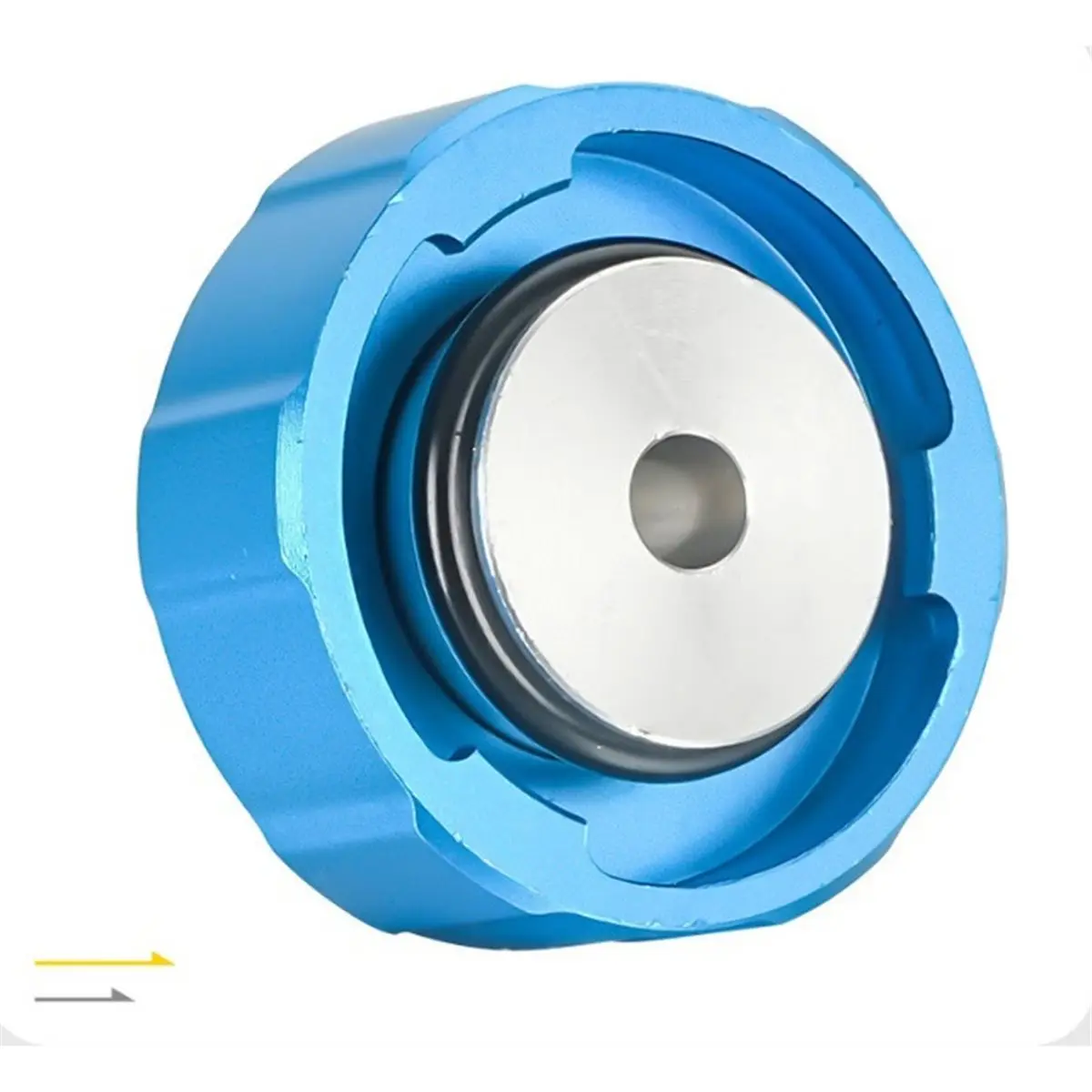 #71Q For Tesla Docking Brake Oil Refueling Connector Adapter Tool,Brake fluid filling adapter,(Metal)