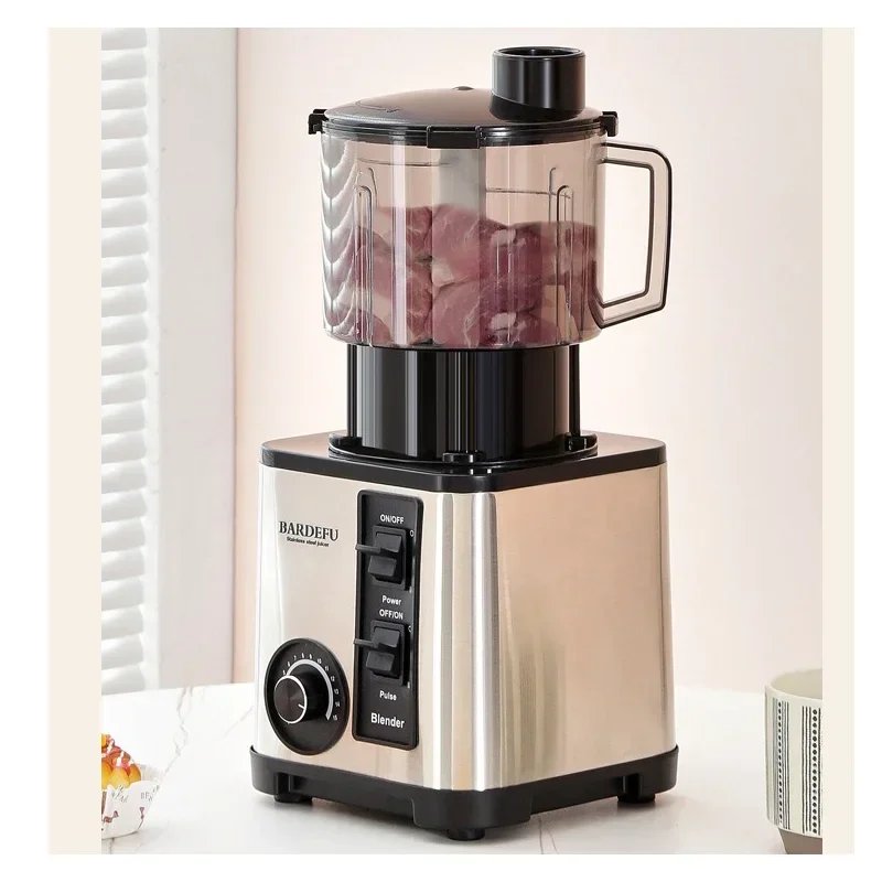 Многофункциональная настенная кухонная машина 3 в 1, домашний блендер большой емкости, соковыжималка, мясорубка, измельчитель, изготовление смузи