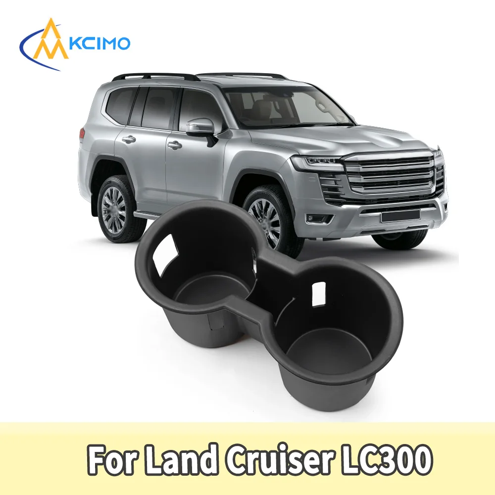 

Shock-Absorbing Cup Holder Tray for Land Cruiser LC300 Central Armrest Cup Box TPE Interior Tidying Storage Organizer Accessory