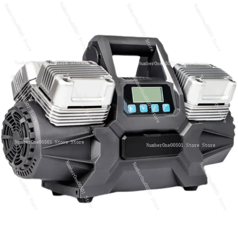 

4-цилиндровый автомобильный воздушный компрессор высокого давления, сверхмощный насос для накачивания шин для грузовиков и внедорожников