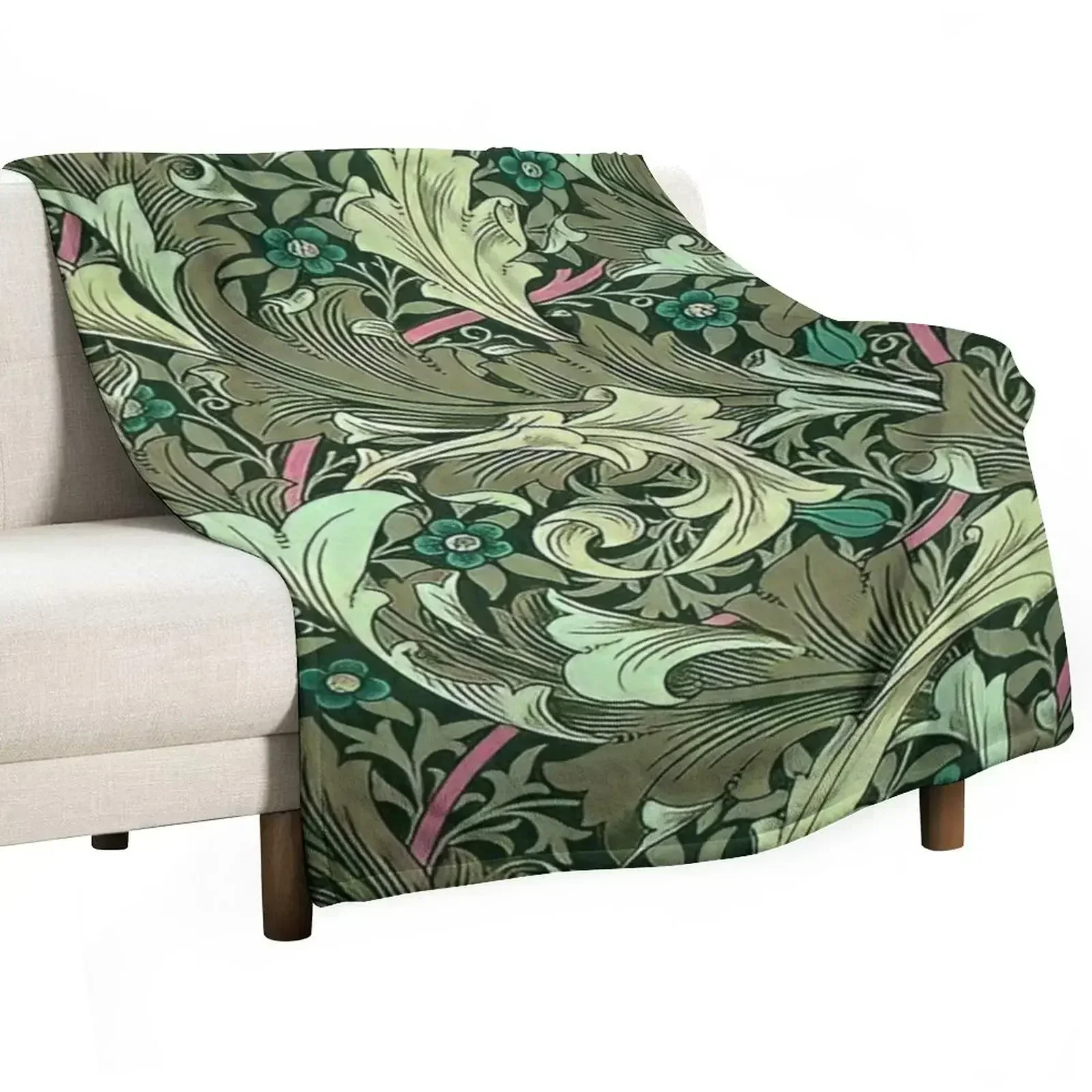 

William Morris fabric design Throw Blanket warm for winter Comforter Blankets