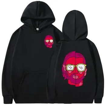 Le Monde Chico Doppelseitiger Grafikdruck Hoodies Album PNL French Rap Hip Hop Sweatshirts Männer Frauen Mode Pullover Streetwear