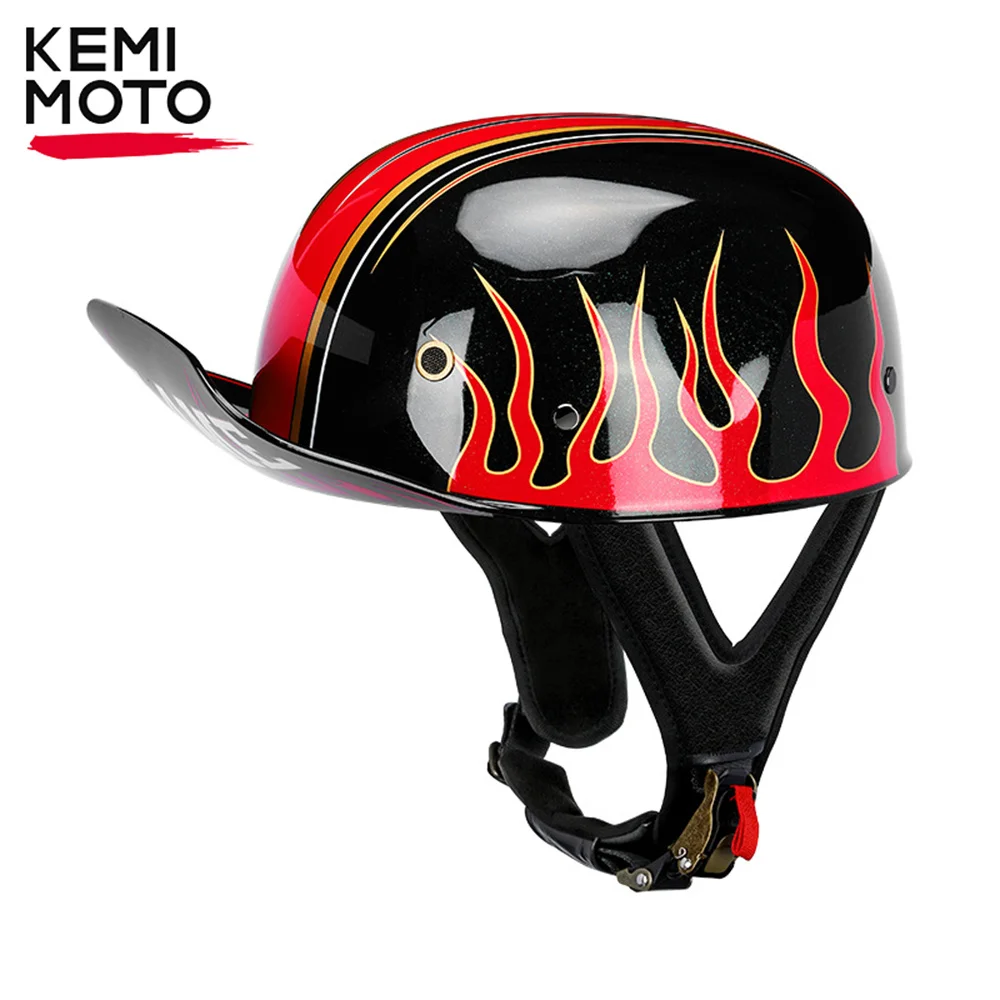 Retro Vintage Hälfte Helm Motorrad Helm Motorrad Racing Roller Halbe Gesicht Helme Biker Motorrad Moto Reiten Helm Casco