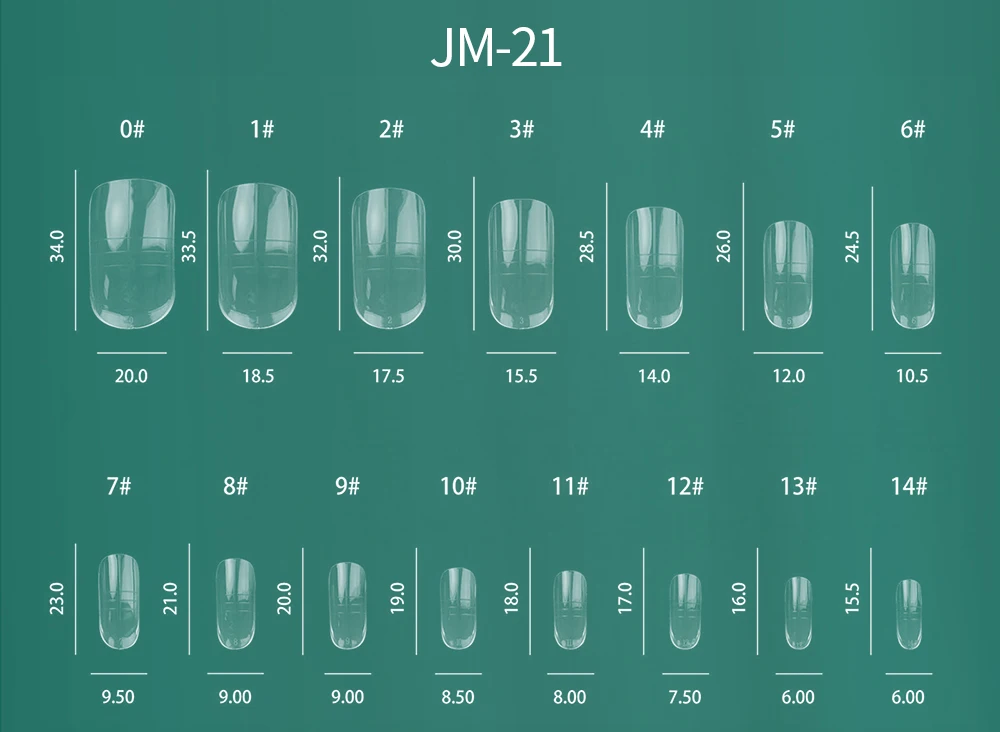 Nailpop Bunte Dual-Form-Nagelformen, 75/288/360 Stück, mehrere Formen für Gelverlängerungen, wiederverwendbar, für den professionellen und privaten Gebrauch – Detail 17
