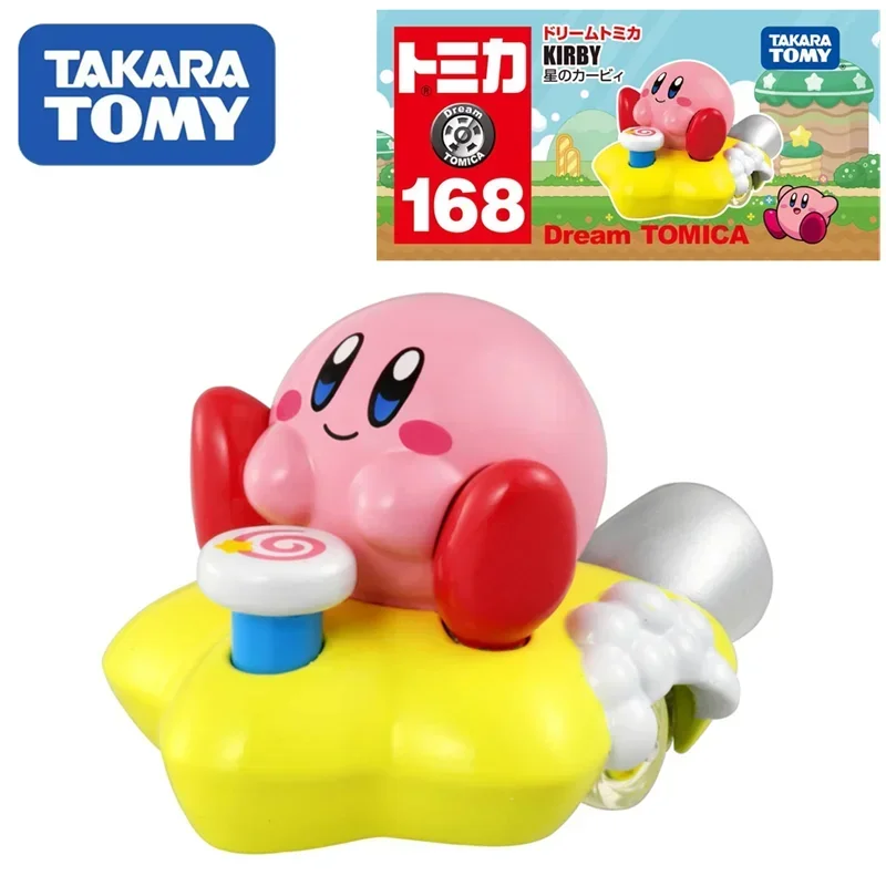 In Stock Takara Tomy Dream Tomica No.168 Kirby 4Cm Action Car Model Model Toys Gifts for Fans Girls Table Decoration