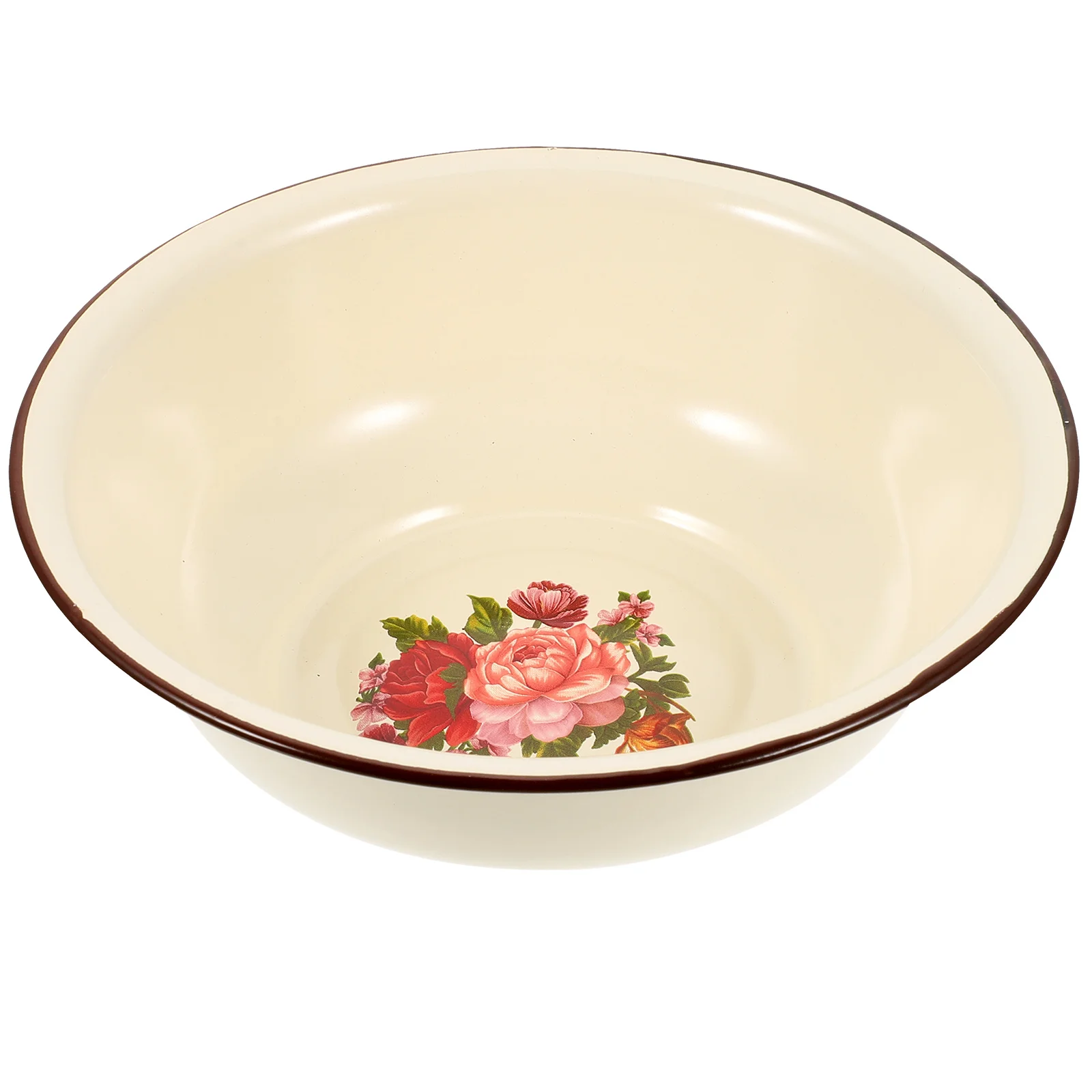 

Multipurpose Enameled Basin Enamel Soup Basins Material Kitchen Supply Container Enameled Basin