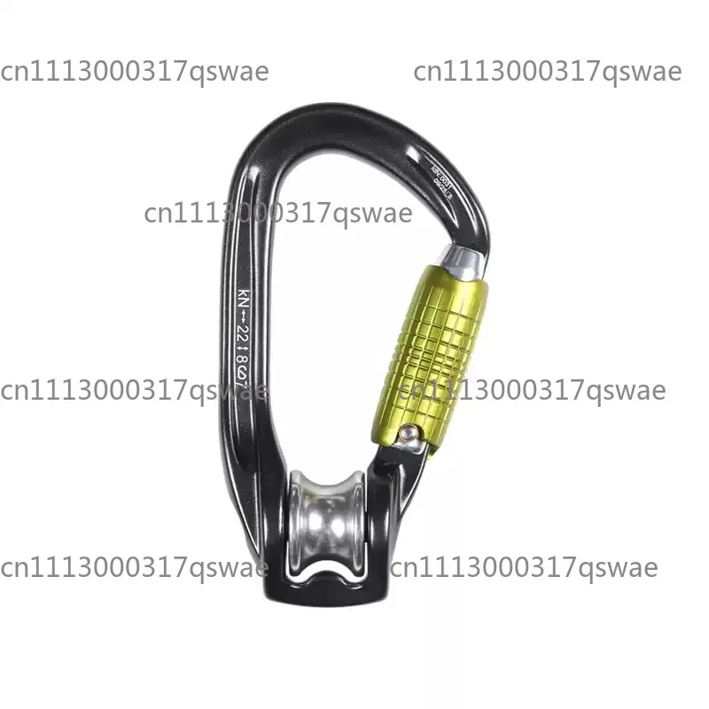 Triact-Lock Locking Climbing Carabiner Pulley Screwlock For Outdoors Rock And Ice Climbings