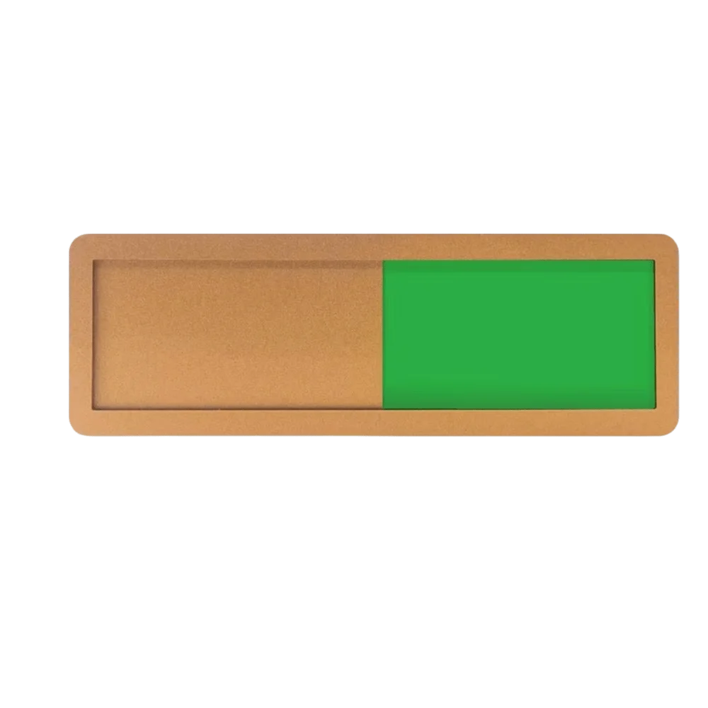 Acrylic Bathroom Occupancy Indicator Sign Adhesive Privacy Vacant Occupied Sign Sliding Magnetic Not Disturb Sign Restroom