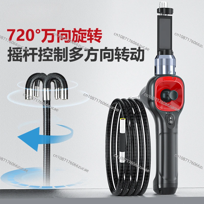 720 ° Universal Rotating Industrial Endoscope High Definition Camera Car Maintenance Carbon Deposition Detection Probe