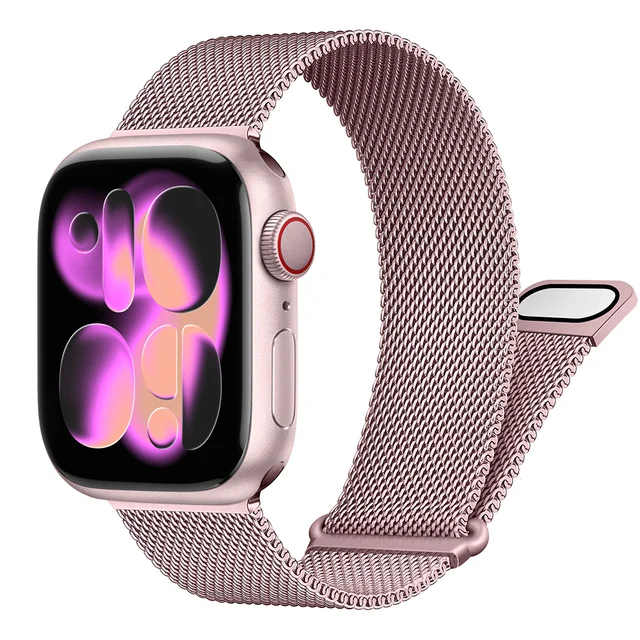 Pasek z pętlą magnetyczną do zegarka Apple Watch 40 mm 44 mm 45 mm 41 mm 42 mm 38 mm Bransoleta Correa iWatch Series 3 4 5 6 SE 7 8 9 Ultra 49 mm