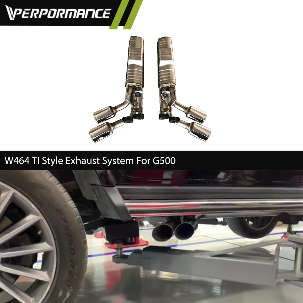 

G class W464 2019y~ G500 TI Style Exhaust System Stainless Steel Exhaust Pipes Exterior Upgrade Car Accessory