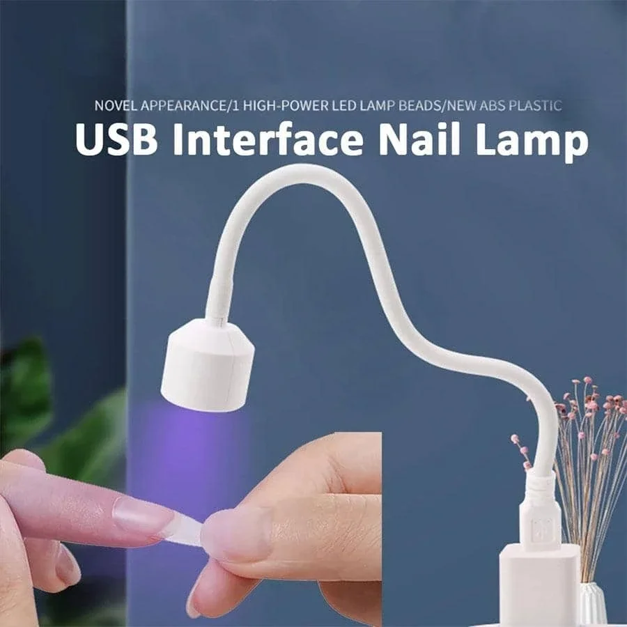 Mini Nail Dryer Uv Led Nail Lamp Foldable Curing Lights Desk Lamp For Nail Gel Polish Quick Dry Nail Art Dryer Manicure LULAA Mi