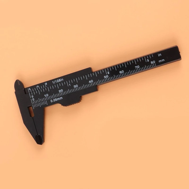 Portable  80mm  Plastic  Eyebrow Measuring Vernier  Caliper Tattoo Microblading Caliper Ruler Permanent Makeup Measurement Tools