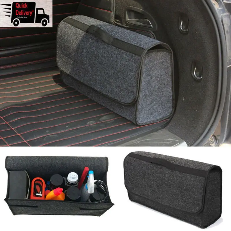 Car Tool Sundries Storage Box Toolbox Trunk Cargo Organizer Foldable Storage Collapse Bag Bin