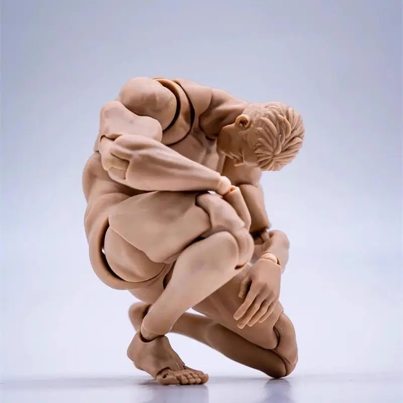 16cm Wind Toys Fmw001 Super Flexible Muscle Body Poseable Figure With Replacement Hands For Model Customization Projects Toy
