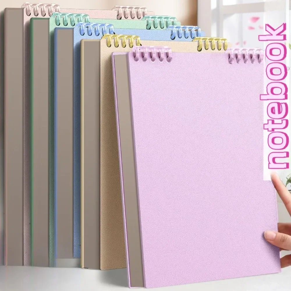 

A5 60 Sheets Thick Notebook Spiral Binding Loose-leaf Notebooks with Lines Pages for Students School Office Stationery Supplies