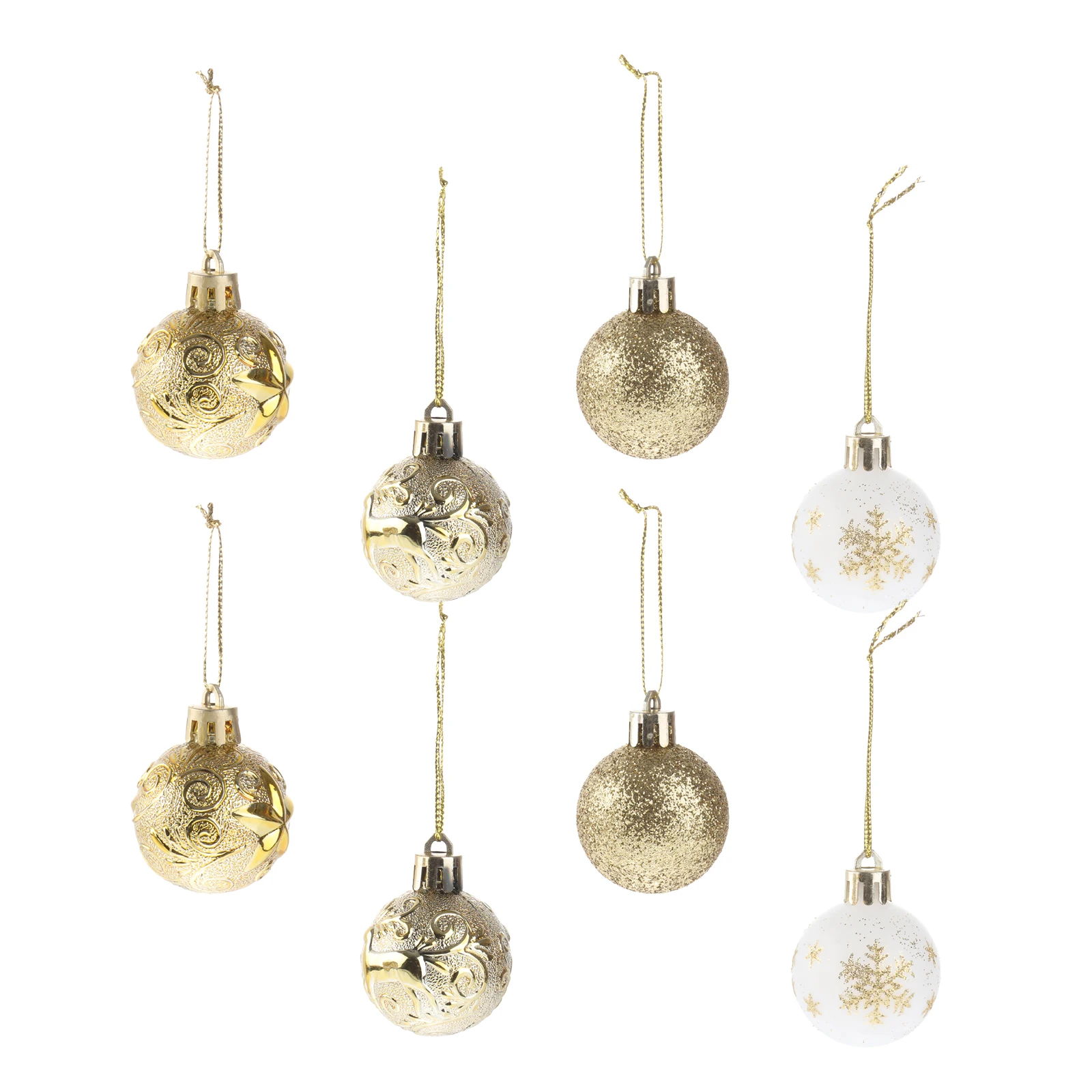 

30 Pcs Ornament Christmas Ball Ornaments Round Tree Gadgets Decoration Balls Decorations