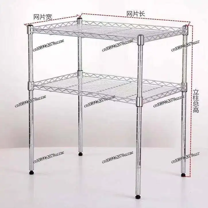Stainless Steel Color Storage Racks, Kitchen, Balcony Shelves, Multi-layer, Flower Racks, Floor Storage Racks, Organizers