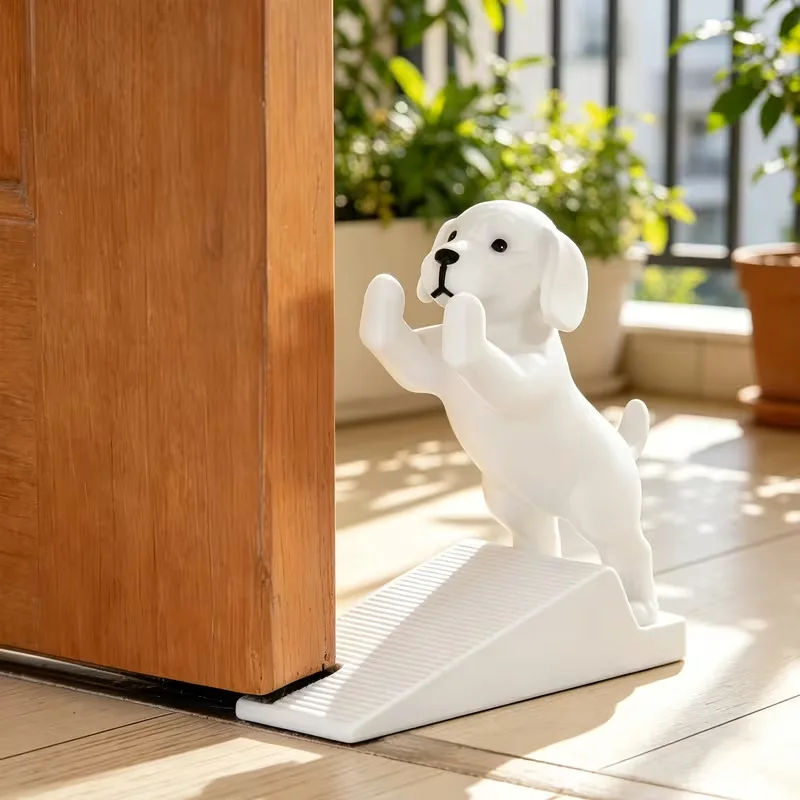 3D-Printed Labrador Doorstop: Cute Dog Doorstop, Decorative Door Wedge, Funny Resin Puppy Figurine, Home Decor