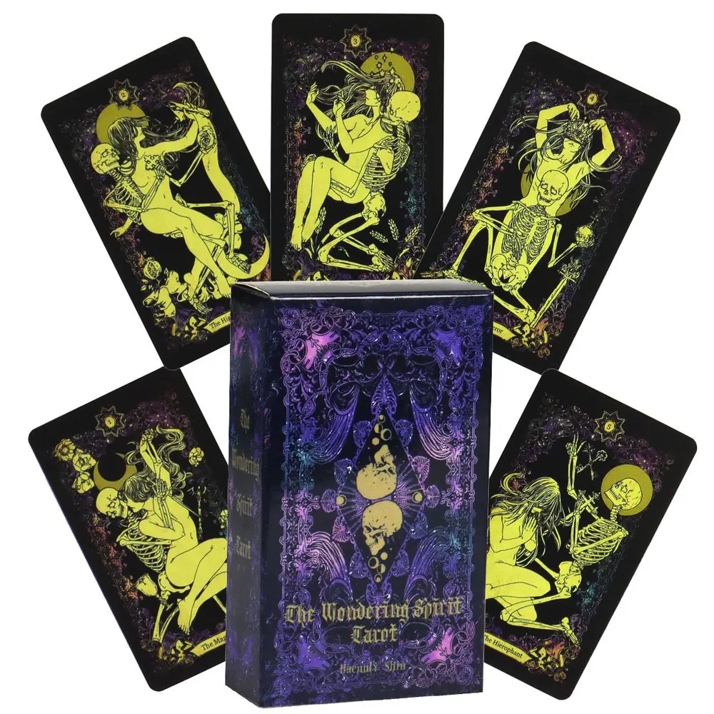 

The Wandering Spirit Tarot Oracle Leisure Entertainment Card Family Gathering Divination Deck Tarot Board Playing Card Game