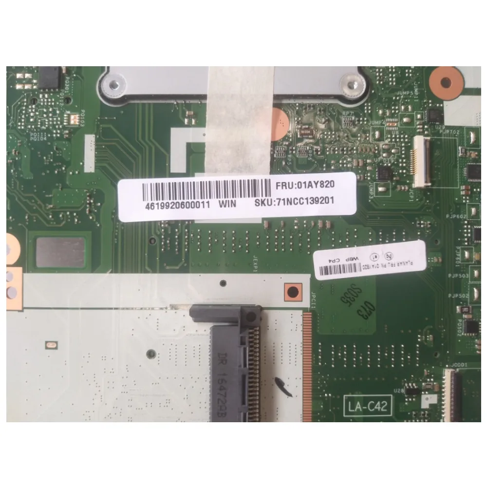 Материнская плата L560 AILL1/L2 LA-C421P для ноутбука Thinkpad L560 20F1 20F2 CPU:i7-6600U DDR3 01LV954 01LV957 01LV956 01LV955 100% OK