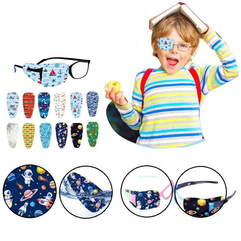 4/8Pcs/Set Cute Kids Strabismus Treatment Vision Care Children Health Care Kids Child Occlusion Medical Lazy Eye Patch Eyeshade