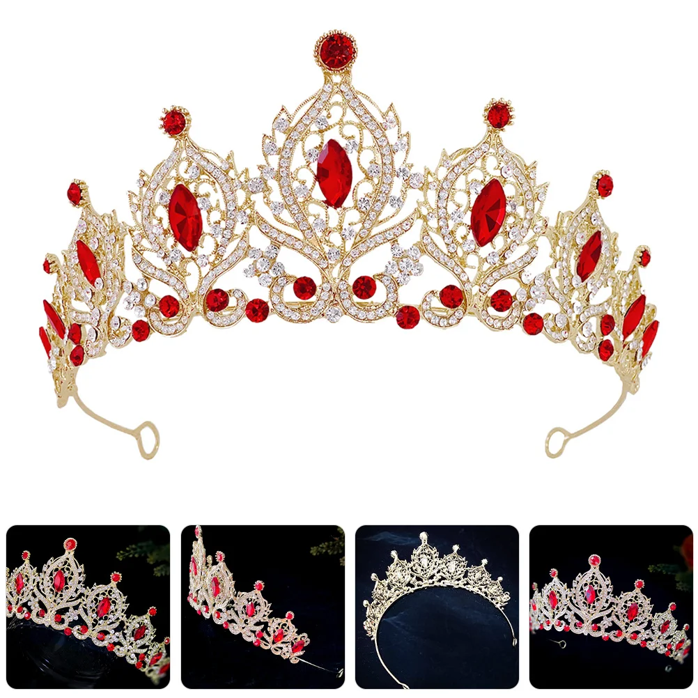 

Crystal Bridal Tiara Rhinestone Hairband Elegant Wedding Headpiece Party Crown Hair Accessories for Bride Bridal Tiara