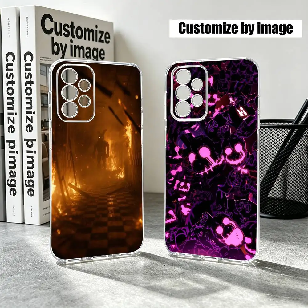 F-Five N-Nights GAME Gift  Phone Case Transparent Silicone Soft For Samsung S25,S24,S21,S22,S23,S30,Ultra,S20,Plus,Fe
