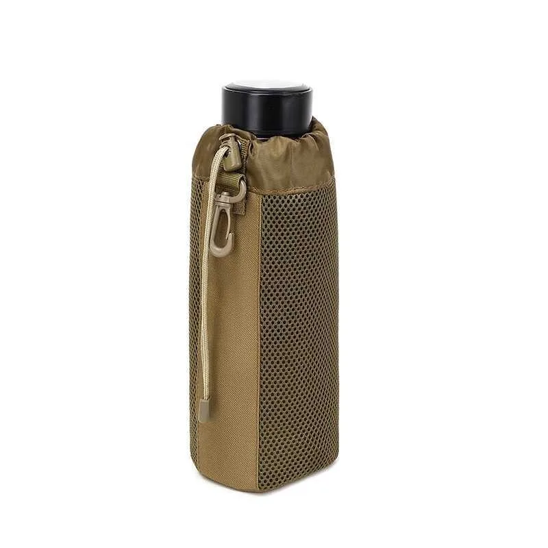 Tactical Water Bottle Bag, Outdoor Folding Water Bag, Single Shoulder Crossbody Bag, Protective Cover Bag