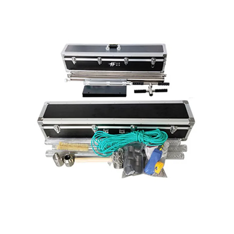 

Gravity columnar mud collector/rod-holding gravity dual-purpose sediment sampler/subsidence